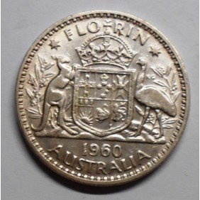 AUSTRALIA 1 Florin 1960 AG