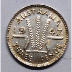 AUSTRALIA 3 Pence 1947 AG