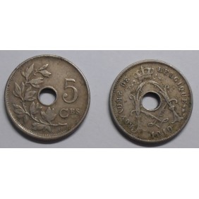 BELGIUM 5 Centimes 1910...