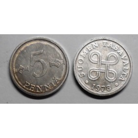 FINLAND 5 Pennia 1978