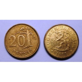 FINLAND 20 Pennia 1981
