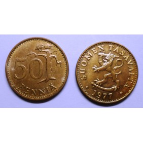 FINLAND 50 Pennia 1977