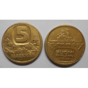 FINLAND 5 Markkaa 1984