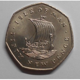 ISLE OF MAN 50 New Pence...