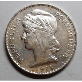 PORTUGAL 50 Centavos 1914 AG