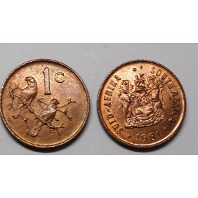 SOUTH AFRICA 1 Cent 1981