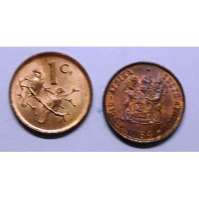 SOUTH AFRICA 1 Cent 1984