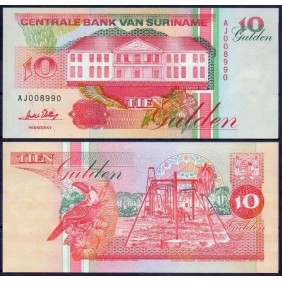 SURINAME 10 Gulden 1996
