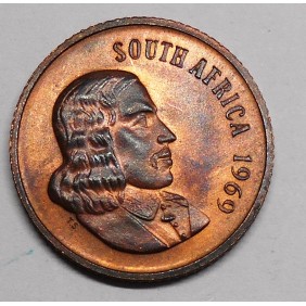 SOUTH AFRICA 2 Cents 1969...