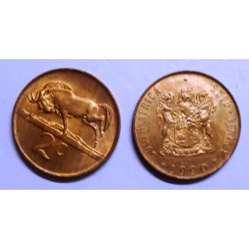 SOUTH AFRICA 2 Cents 1990