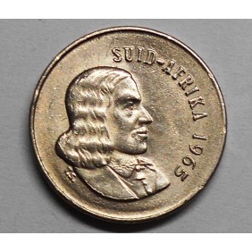 SOUTH AFRICA 5 Cents 1965...