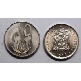 SOUTH AFRICA 10 Cents 1970