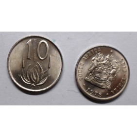 SOUTH AFRICA 10 Cents 1978