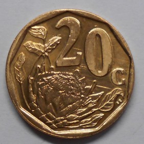 SOUTH AFRICA 20 Cents 2005