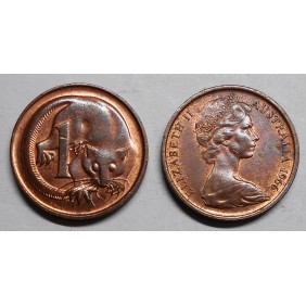 AUSTRALIA 1 Cent 1966