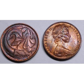 AUSTRALIA 2 Cents 1966