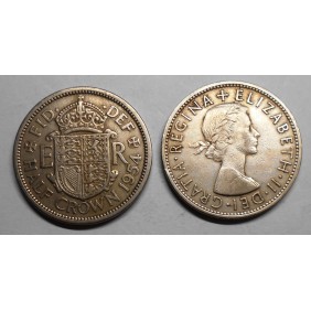 GREAT BRITAIN 1/2 Crown 1954