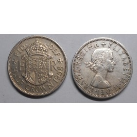 GREAT BRITAIN 1/2 Crown 1958