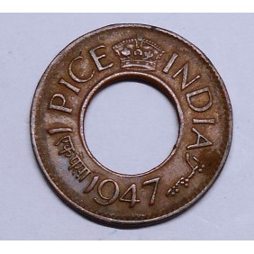 BRITISH INDIA 1 Pice 1947 (c)