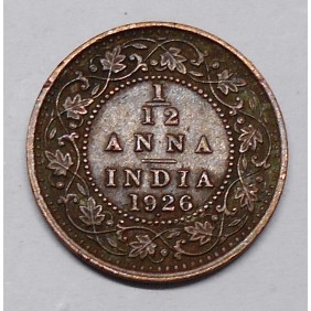 BRITISH INDIA 1/12 Anna...