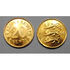 ESTONIA 20 SENTI 1996