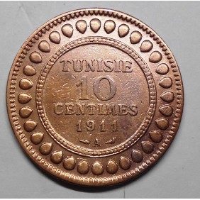 TUNISIA 10 Centimes 1911