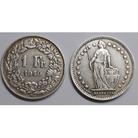 SWITZERLAND 1 Franc 1940