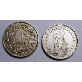 SWITZERLAND 1 Franc 1957