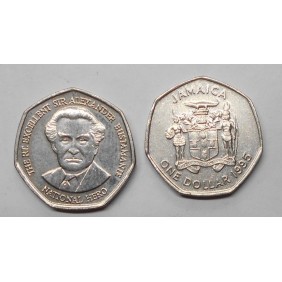 JAMAICA 1 Dollar 1995 Sir...