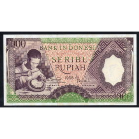 INDONESIA 1000 Rupiah 1958