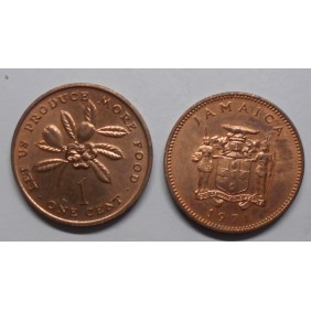 JAMAICA 1 Cent 1971 FAO