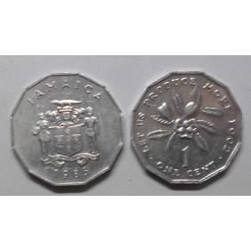 JAMAICA 1 Cent 1986 FAO