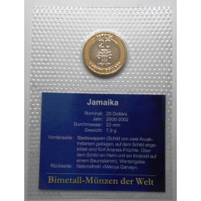 JAMAICA 20 Dollars 2000...