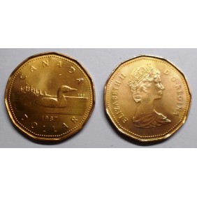 CANADA 1 Dollar 1987 KM 157