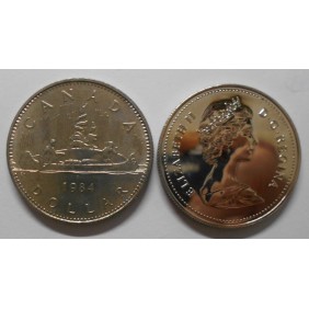 CANADA 1 Dollar 1984