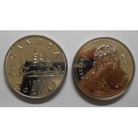 CANADA 1 Dollar 1986