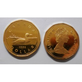 CANADA 1 Dollar 1988 Proof