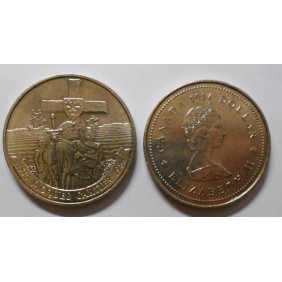 CANADA 1 Dollar 1984...