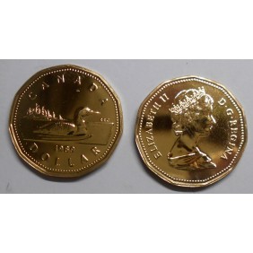 CANADA 1 Dollar 1989