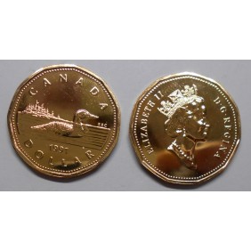 CANADA 1 Dollar 1991