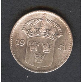SWEDEN 10 Ore 1941 AG
