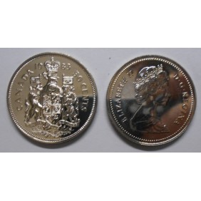 CANADA 50 Cents 1983
