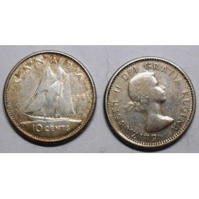 CANADA 10 Cents 1961 AG...