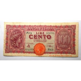 100 Lire 1944 Luogotenenza