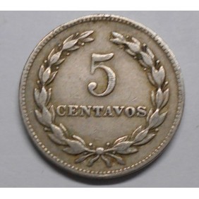 EL SALVADOR 5 Centavos 1974