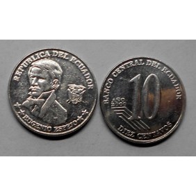 ECUADOR 10 Centavos 2000...