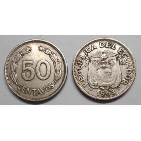 ECUADOR 50 Centavos 1963