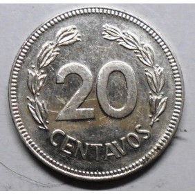 ECUADOR 20 Centavos 1980