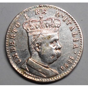 ERITREA 1 Lira 1891 AG