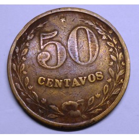 COLOMBIA 50 Centavos 1928...